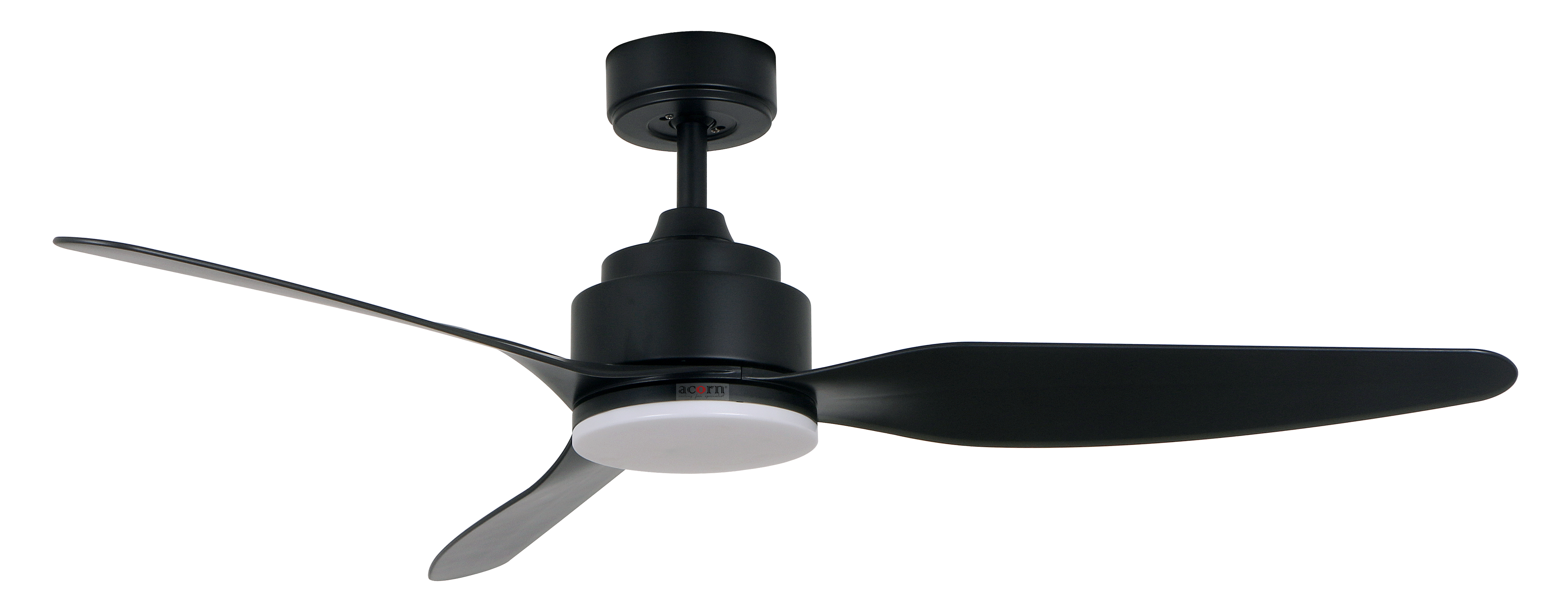 Acorn Ac 326 46 54 Led Designer Ceiling Fan Matt Black Acorn Ac 326 Led Ceiling Fan Semba Lighting