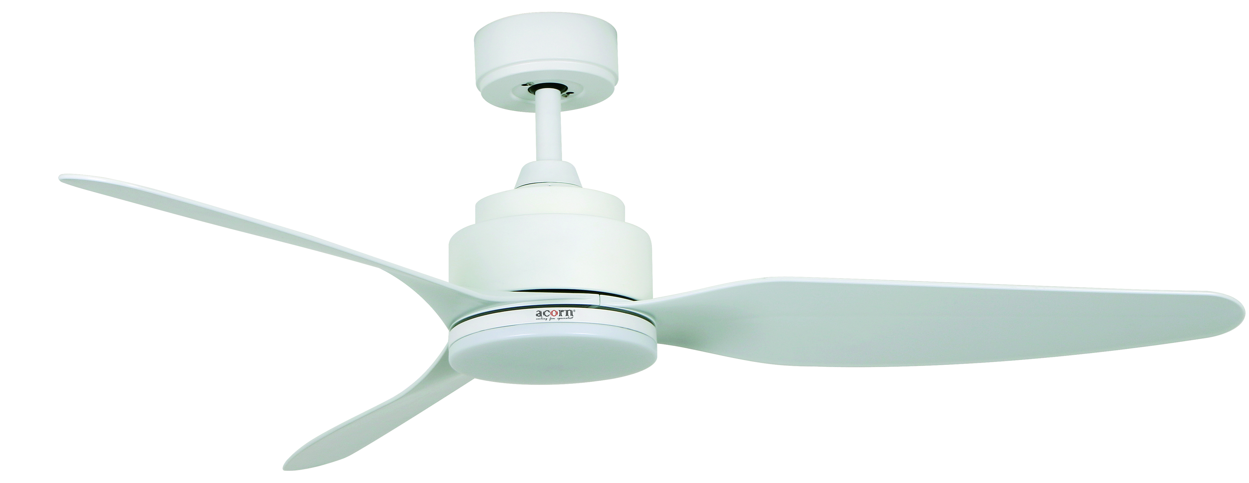 Acorn Ac 326 46 54 Led Designer Ceiling Fan White Acorn Ac 326 Led Ceiling Fan Semba Lighting