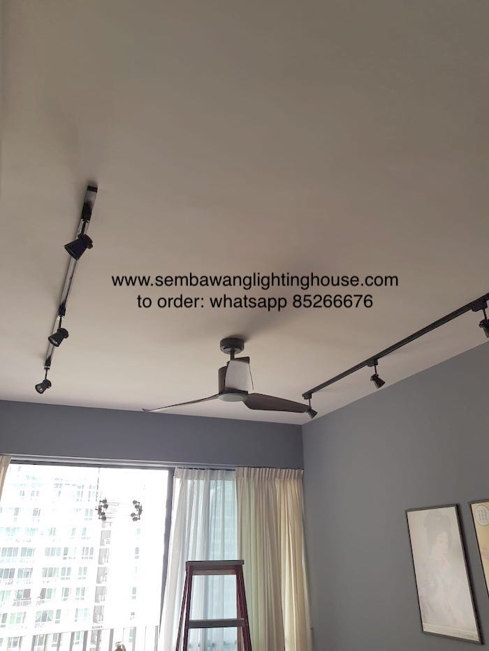 Ceiling Fans In Singapore, Ceiling Fan With Track Lighting